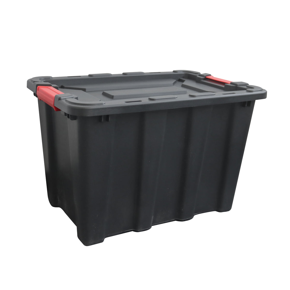 ACE black 55-liter storage box with latching lid