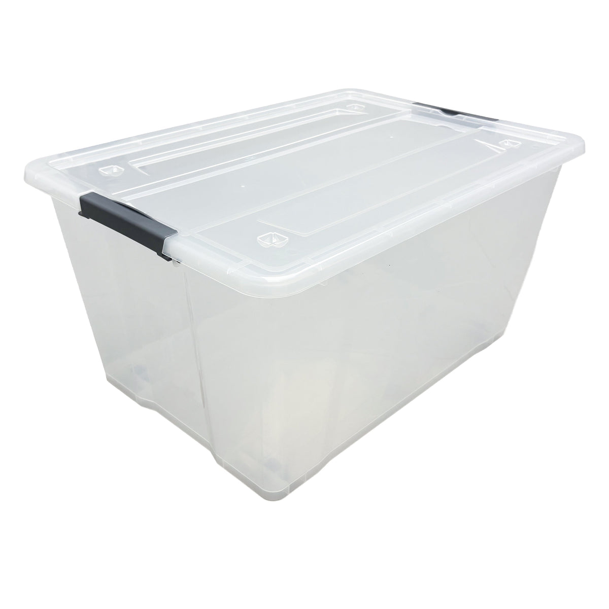 ACE clear 70-liter rolling storage box with latching lid