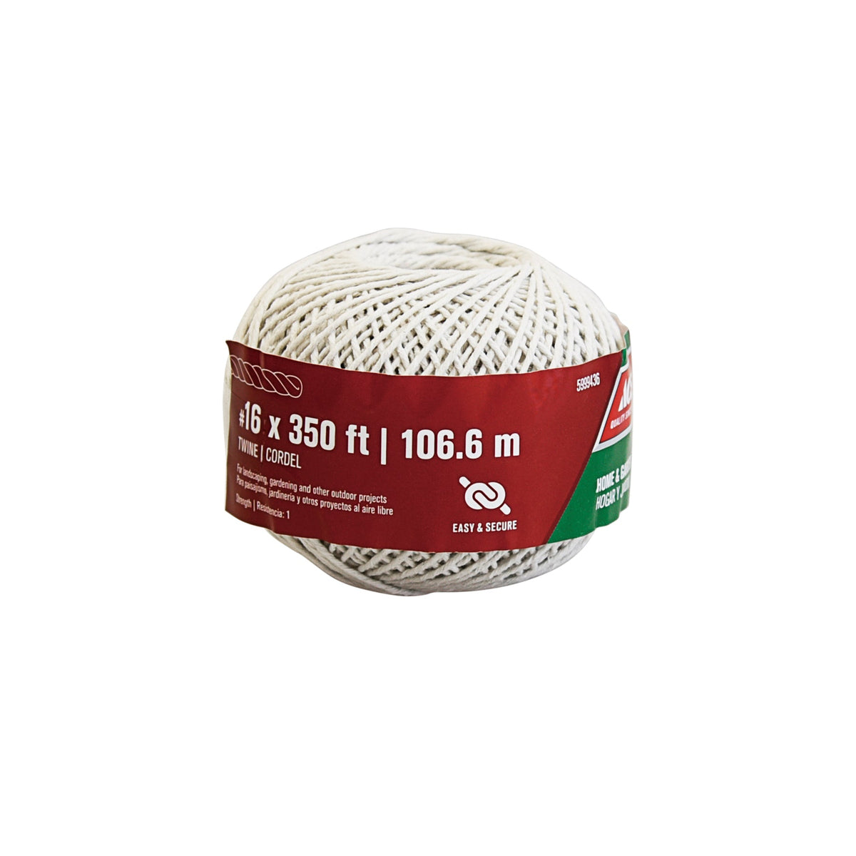 ACE #16 X 350FT (#16 X 106M) TWISTED COTTON TWINE