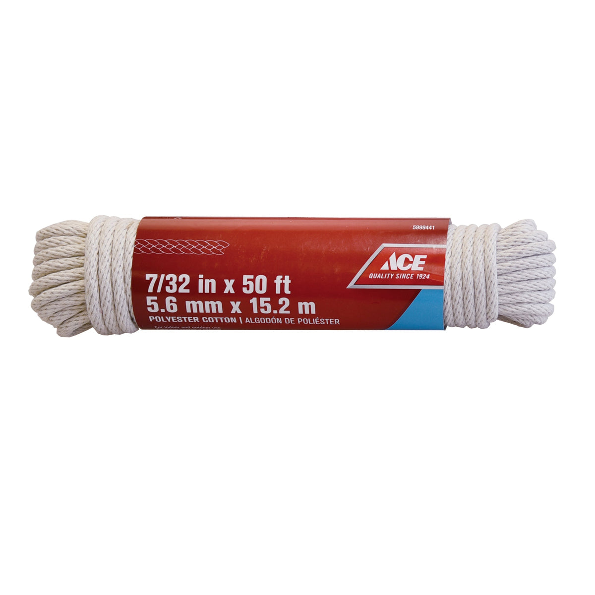 ACE 7/32IN X 50FT (0.56CM X 15.24M) COTTON CLOTHESLINE
