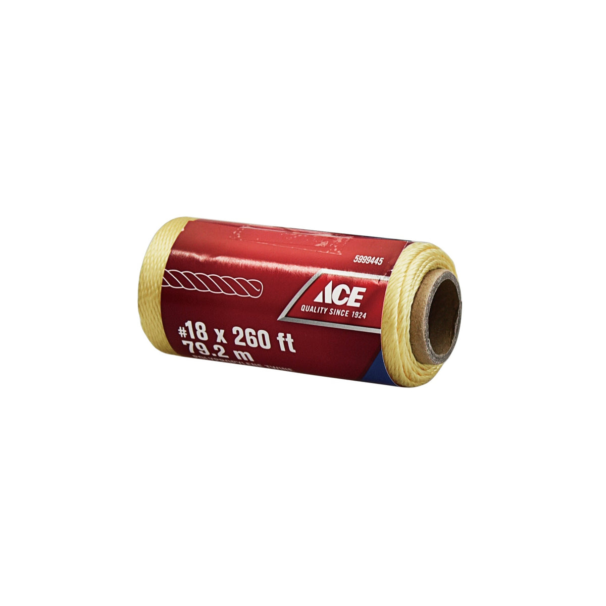 ACE #18 X 260FT (#18 X 79M) YELLOW TWISTED POLYPROPYLENE TWINE