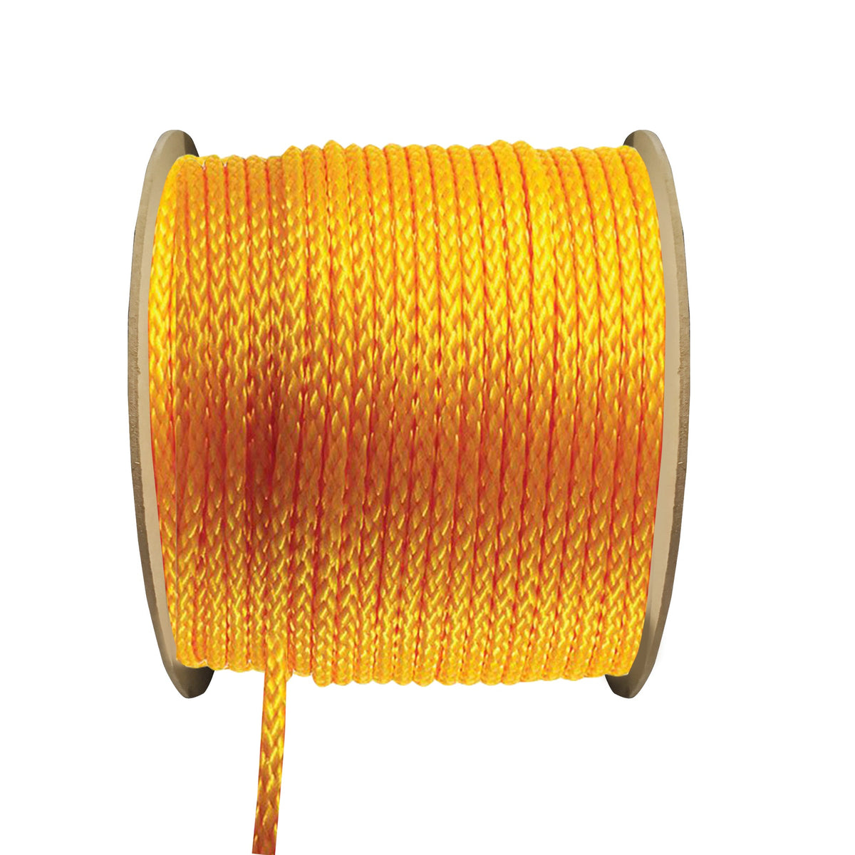 ACE 1/4 in. x 1000 ft. yellow hollow braided rope