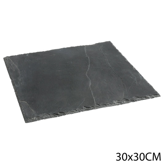 SLATE PLATE 30X30SG