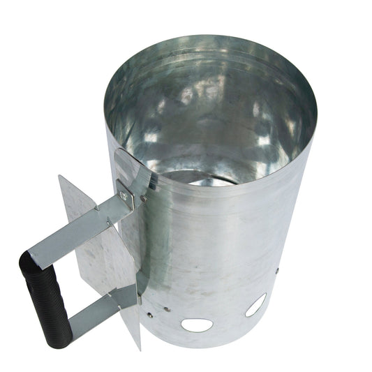 GRILL MARK CHARCOAL CHIMNEY STARTER TIN CONSTRUCTION